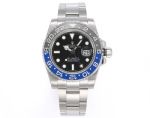ROLEX GMT-Master II Replica 904L Steel 3186 Movement Blue and Black Bezel Watch